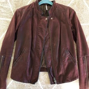 Free People Cool & Clean Vegan Suede Jacket